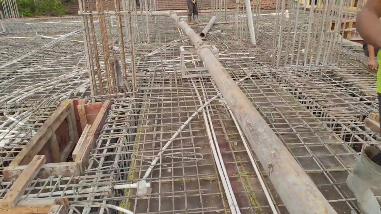 Electrical Conduit laying according to drawing 
