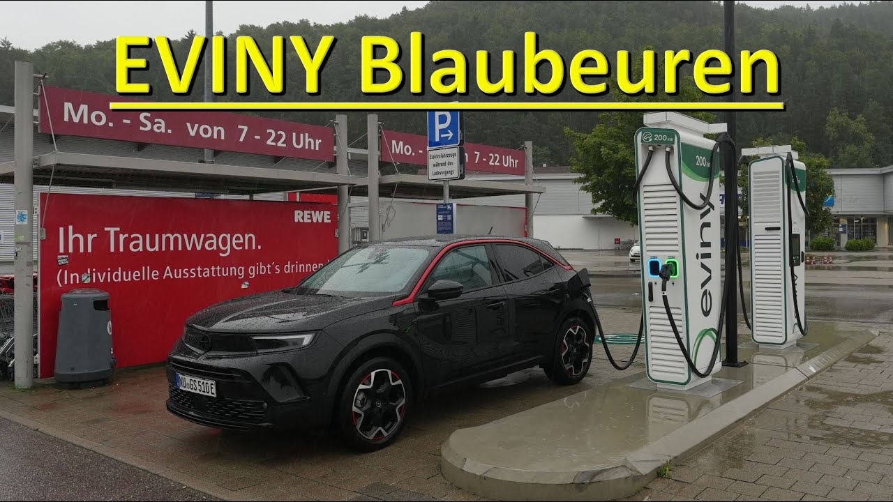 Zwei ÜBERRASCHUNGEN am EVINY Ladepark in Blaubeuren!
