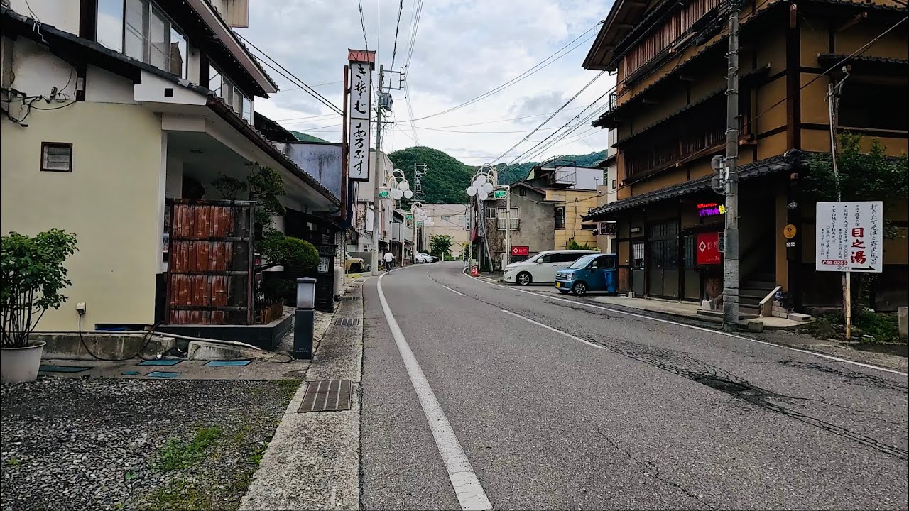 ［4K JAPAN WALK］長野 松本 浅間温泉街 街歩き Nagano Asama Onsen