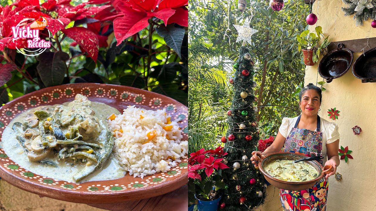 Aunque No Lo Crean Esto Cenamos En Fin de Año Pollito En Crema Riquísimo