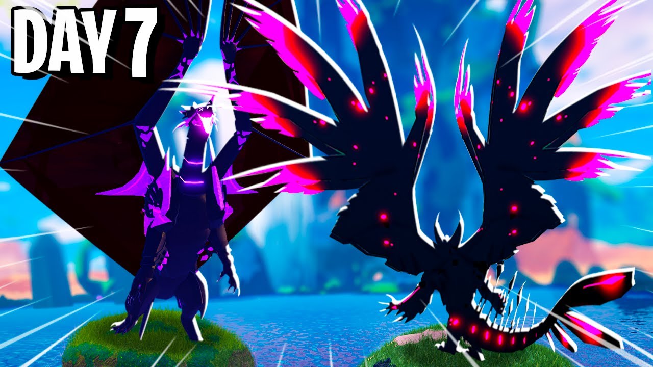 Я выжил 20 дней в облике дракона Пустоты! &mdash; Roblox Creatures Of Sonaria