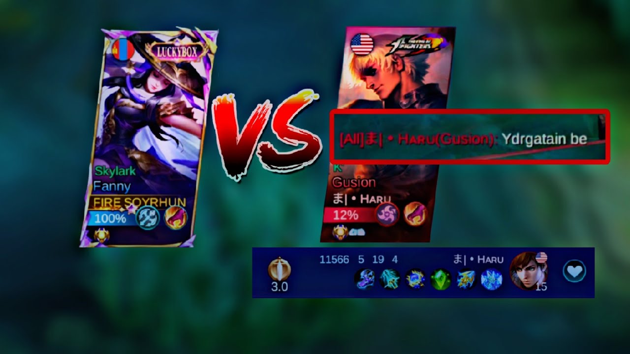 Ранк дээр таарсан Гусионыг тамласан нь!!| Target locked random gusion in ranked match!!