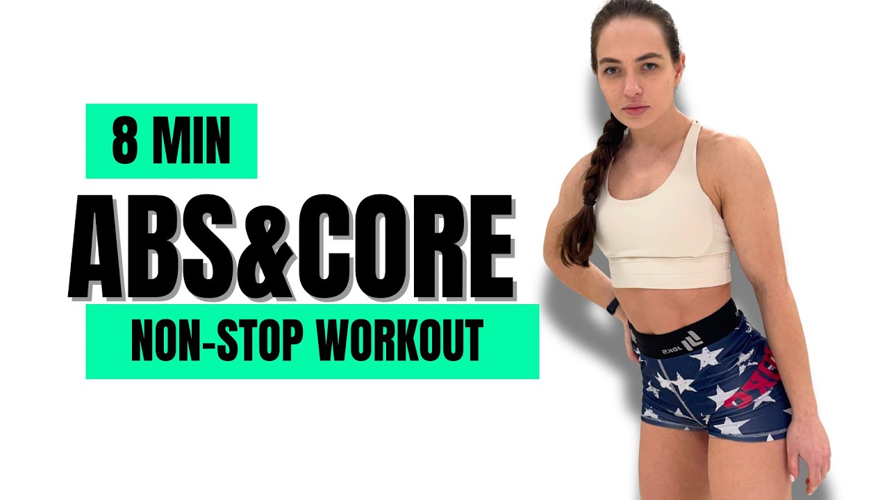 8 Min Non-Stop Abs Workout 🔥 Core Fat Burning | No Breaks