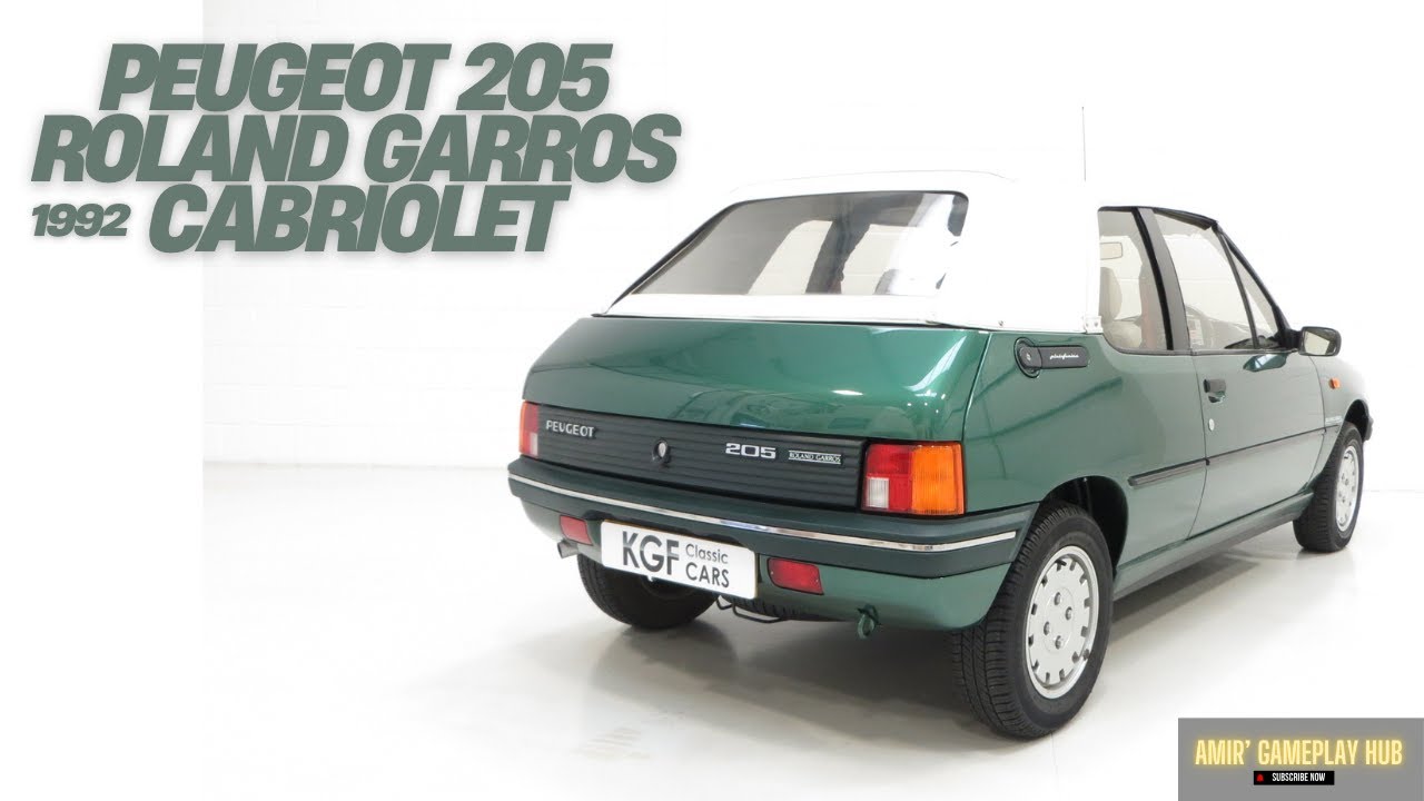 PEUGEOT 205 l ROLAND GARROS CABRIOLET l GRAN TURISMO 7