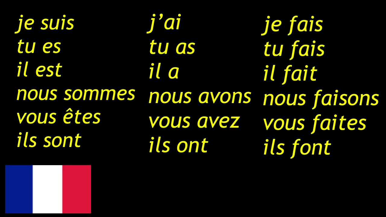 Avoir, être, faire + uttryck! Lär dig franska - Mais Oui 3 unité 2