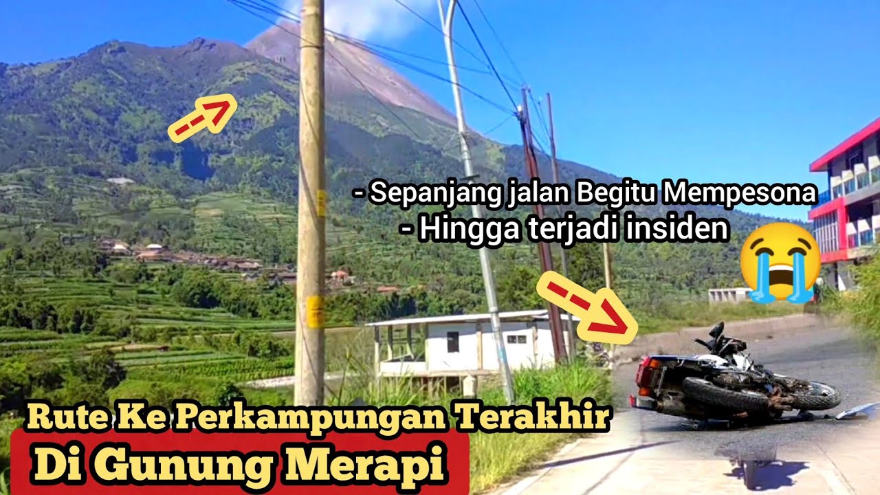 Seindah ini Rute Ke Dusun Terakhir Gunung Merapi ! Stabelan Tlogolele Selo Boyolali - FERI NGEVLOG