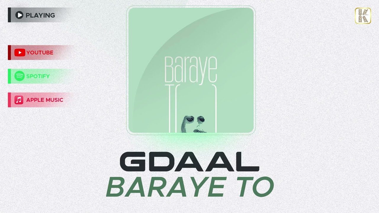 Gdaal Feat The Don & Ahu - Baraye To I Official Audio ( جیدال - برای تو )