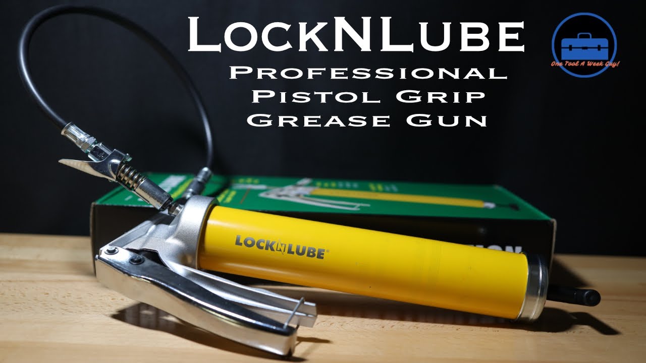 LockNLube Professional Pistol Grip Grease Gun