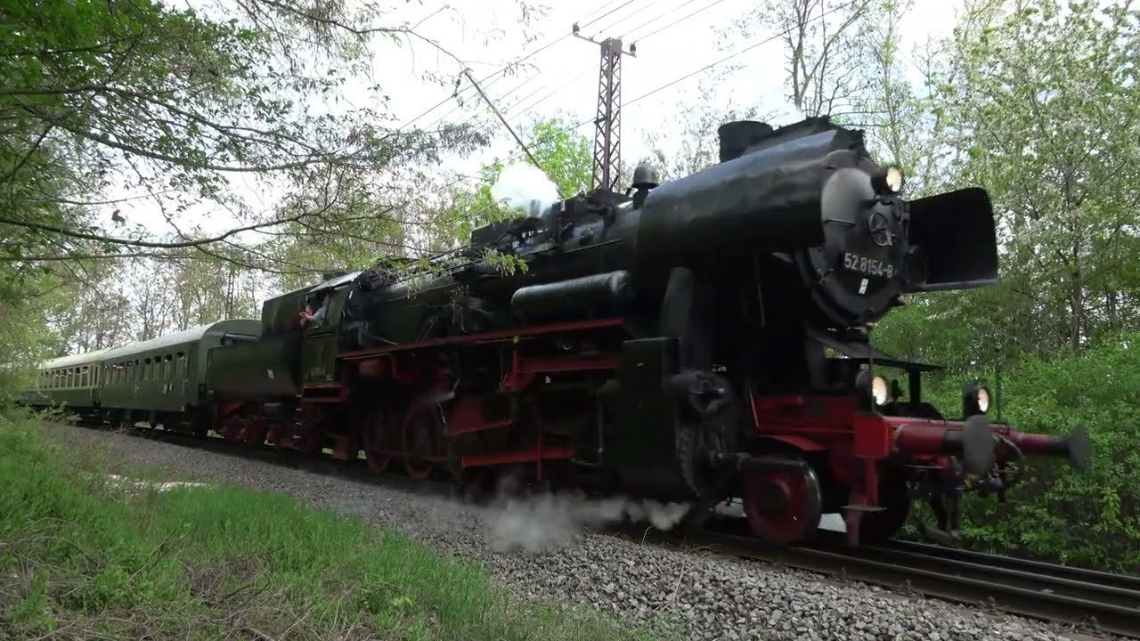 Mit Dampf, Kohle und 52 8154-8 durch den Tagebau Profen Teil 1