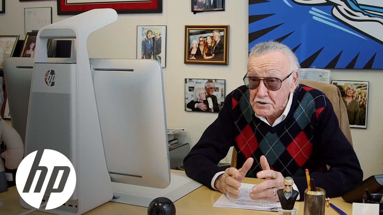 Stan Lee recreates 'Stan Man' using Sprout by HP | HP