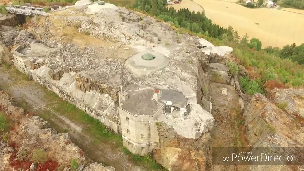 Høytorp Fort ved Mysen 07.08.2018, (inkl. dronefilm)