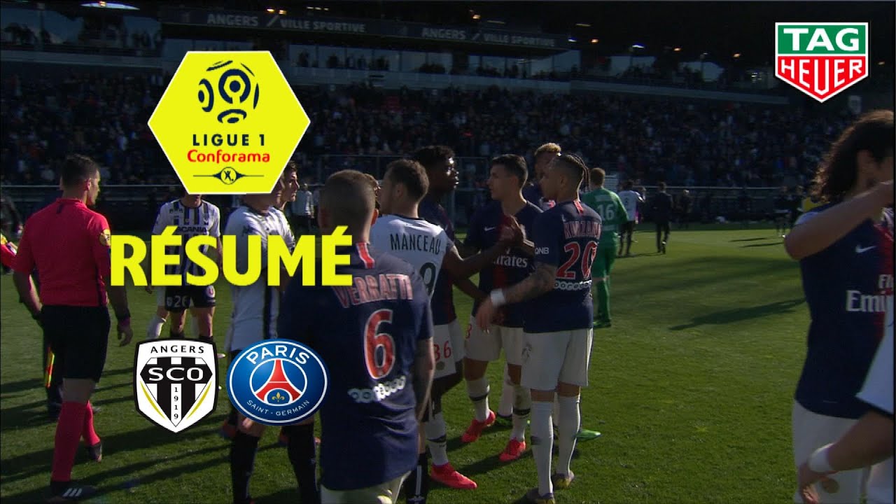 Angers SCO - Paris Saint-Germain ( 1-2 ) - R&eacute;sum&eacute; - (SCO - PARIS) / 2018-19