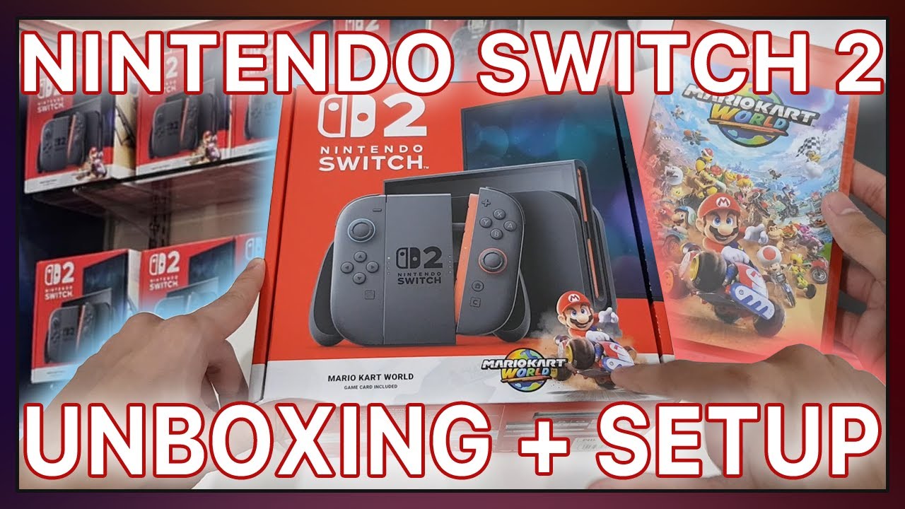 Официально состоялся запуск Nintendo Switch 2 на Филиппинах (распаковка + настройка)