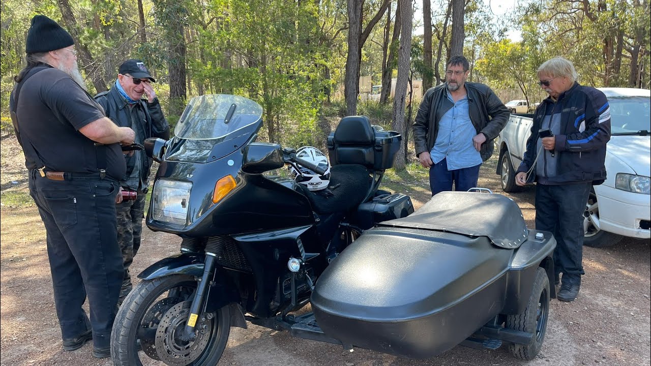 Sidecar trip to Bean 2 Brook to check out the vintage bikes