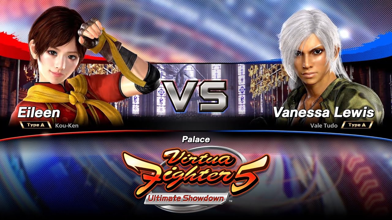 Virtua Fighter 5 | Eileen vs Vanessa Lewis 4K