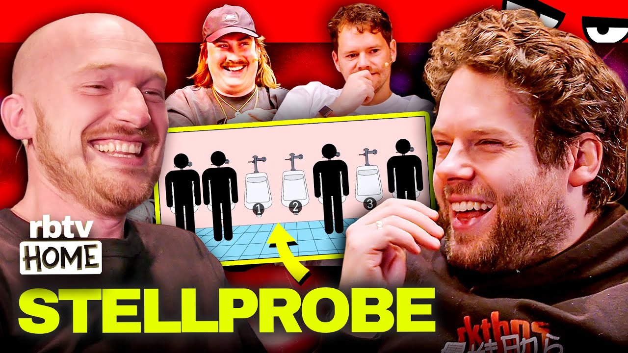 Das Pissoir-DILEMMA: Welches nimmst DU? & Heiratsantrag durch WIR M&Uuml;SSEN REDEN! | RBTV Home