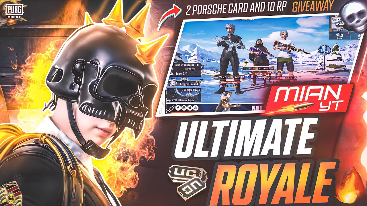 ULTIMATE ROYALE HARD LOBBY 🔥 | High Rating Cards Grind LIVE | 2 Porsche Card & 10 RP Giveaway 🎁