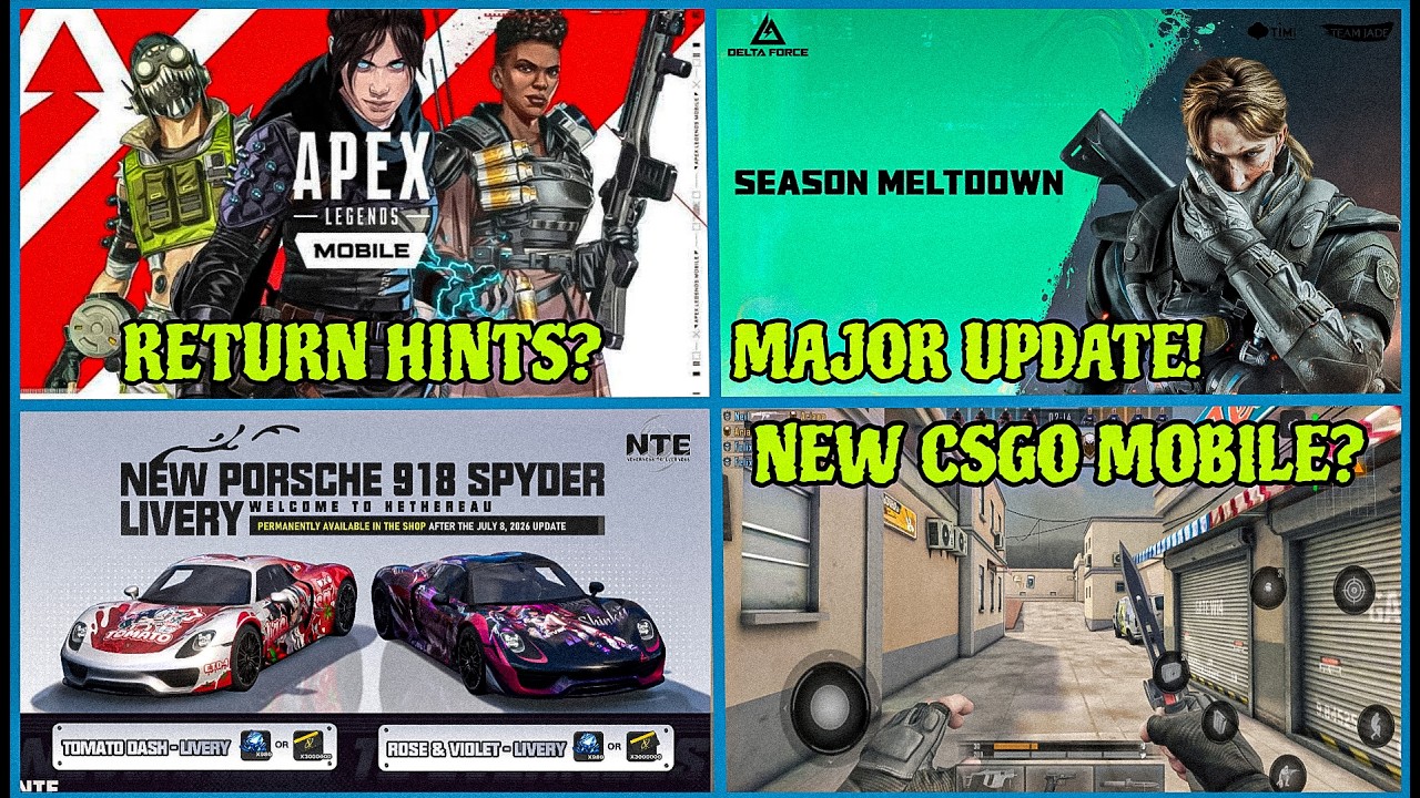 Apex Legends Mobile Hints?, Farlight New Game, Rust Mobile Roadmap, Unteam Mobile | Hindi |