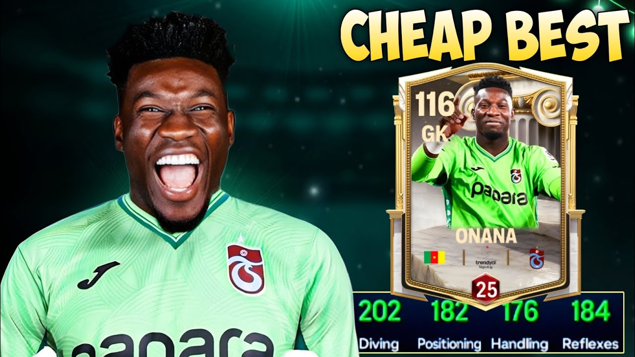 NAJLEPSZY BUDŻETOWY BRAMARZYK W FC MOBILE? RECENZJA 112 ONANA FC MOBILE | RECENZJA BRAMKARZA ONAN...