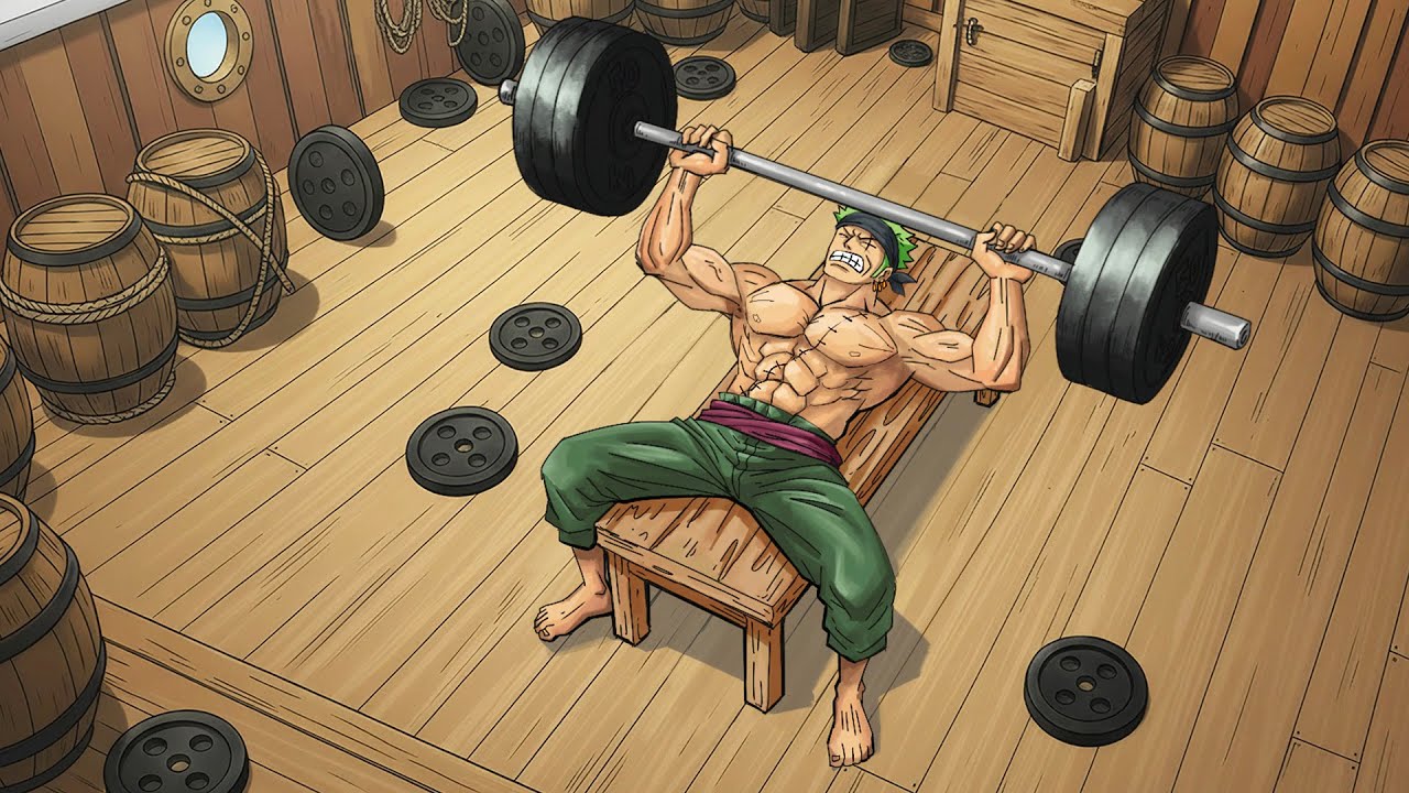 HARDSTYLE 🎧 | ANIME GYM EDM with ZORO 🔥 - 1 Hour of PUMP & STRENGTH