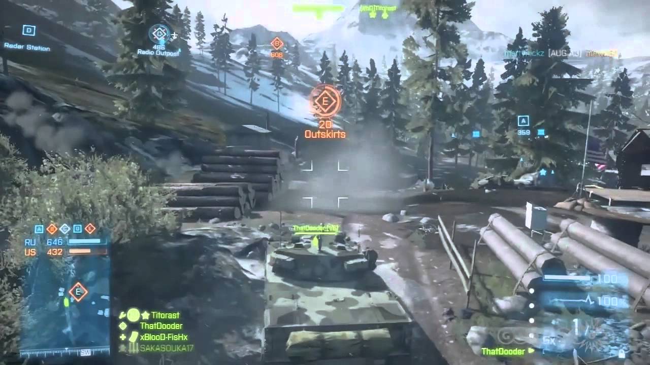 Battlefield 3: Armored Kill DLC - Tank Destroyer Kills Everyone
