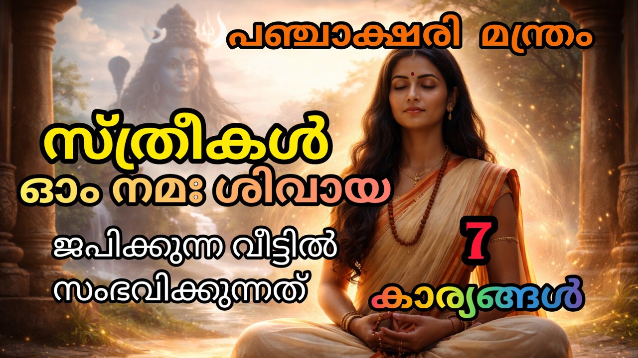 സ്ത്രീകൾ ഓം നമഃ ശിവായ ജപിച്ചാൽ 🕉️ | benifits of chanting shiva mantra | ❤️🕉️