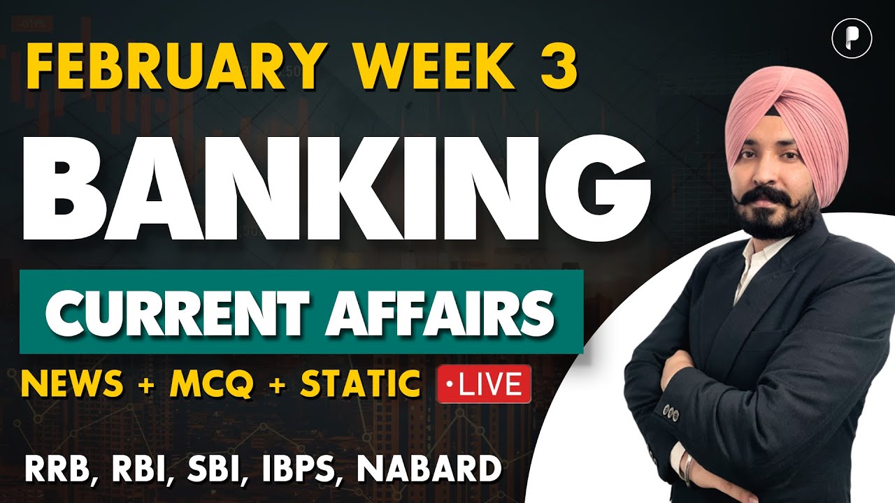 Weekly Banking Current Affairs | February 2025 Current Affairs | Week 3 | Parcham Classes