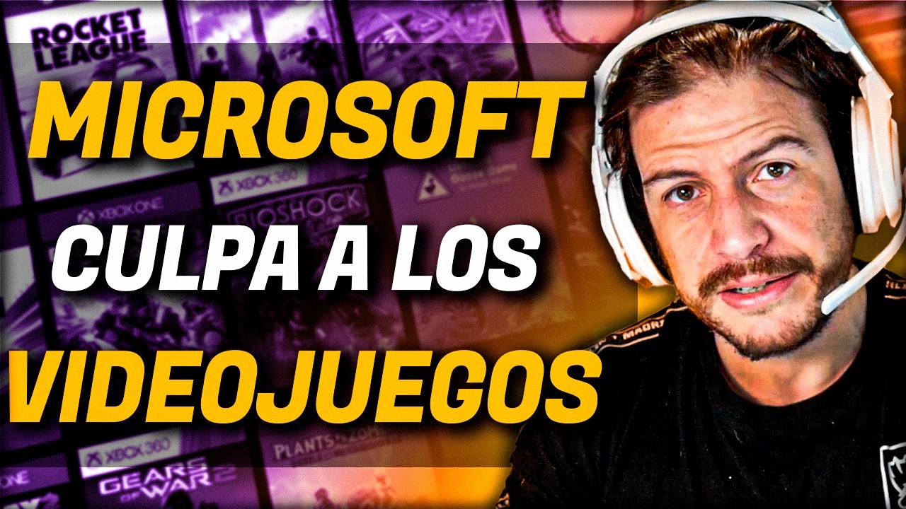 Microsoft va mal y culpa a... ¡LOS VIDEOJUEGOS!