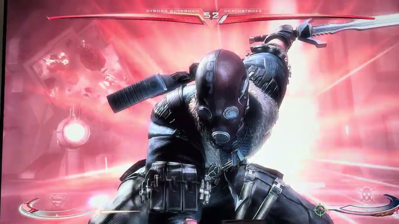 Injustice Gods Among Us Cyborg Superman VS Red Son Deathstroke