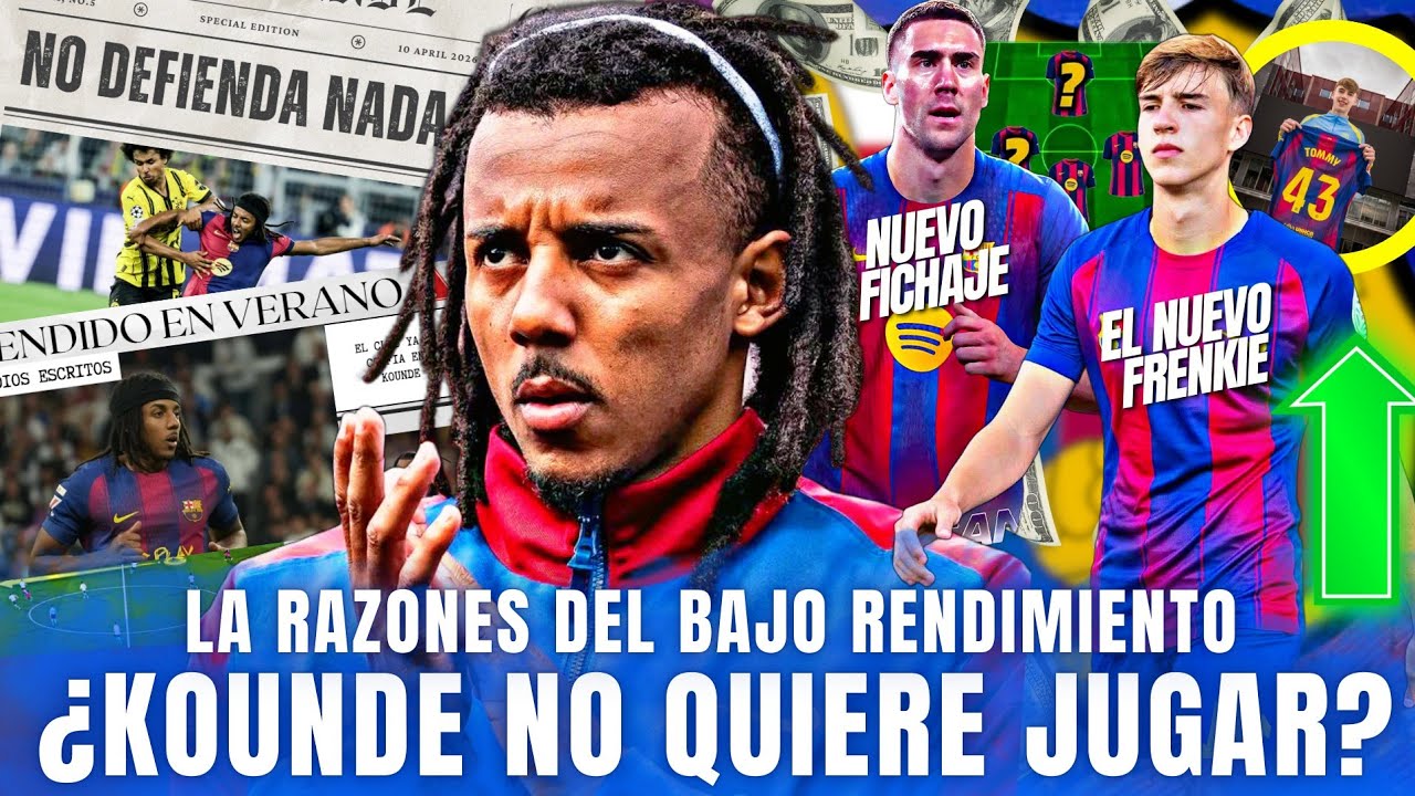 ¿QUE CAR3JOS PASA CON KOUNDE? Razones de su MAL JUEGO | Vlahović el nuevo 9| Tommy elegido de Flick