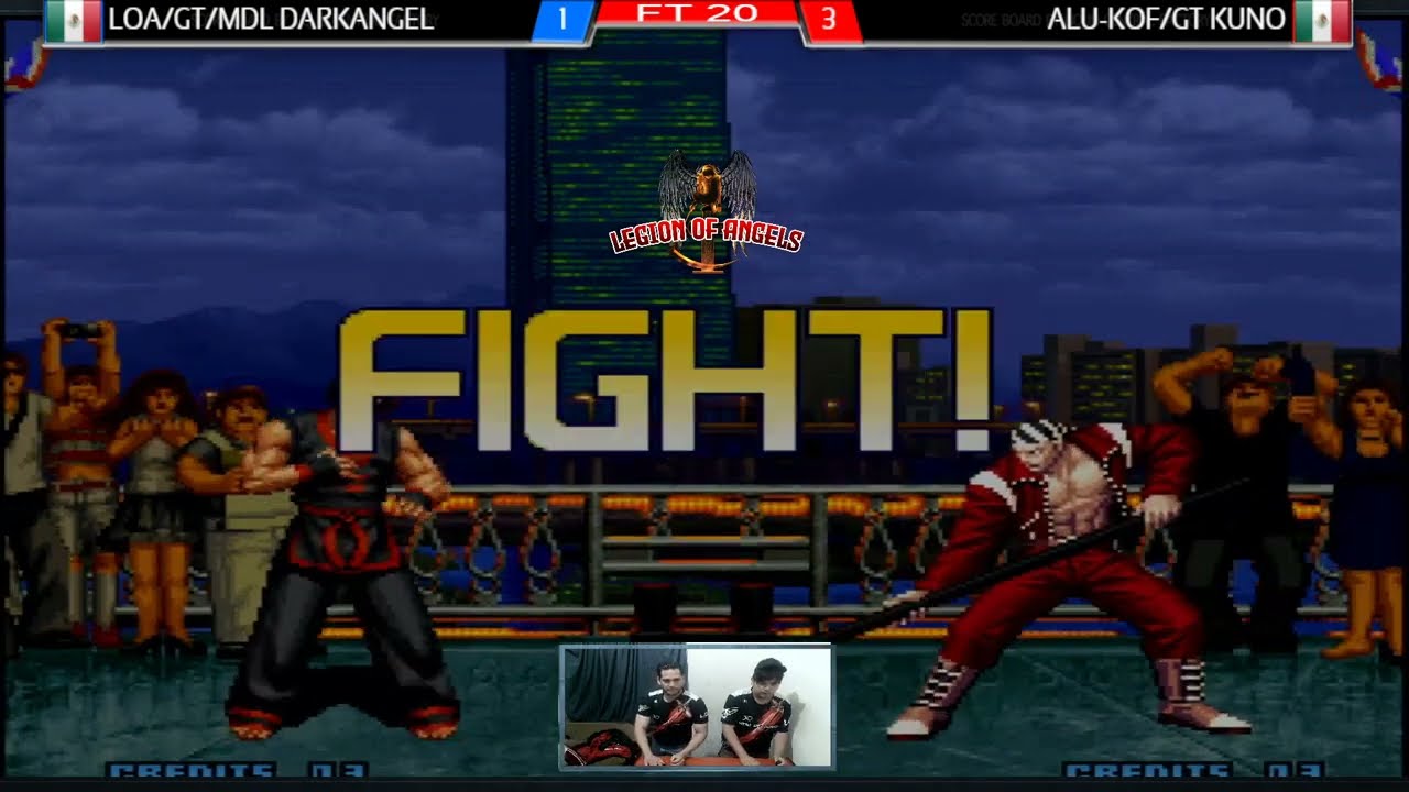 KOF 2002 DARKANGEL VS KUNO FT 20 ARCADE