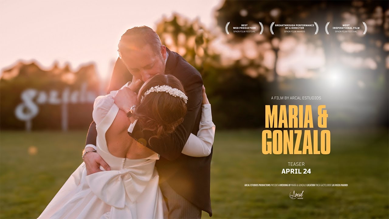 Adelanto de la pel&iacute;cula de boda de Maria & Gonzalo