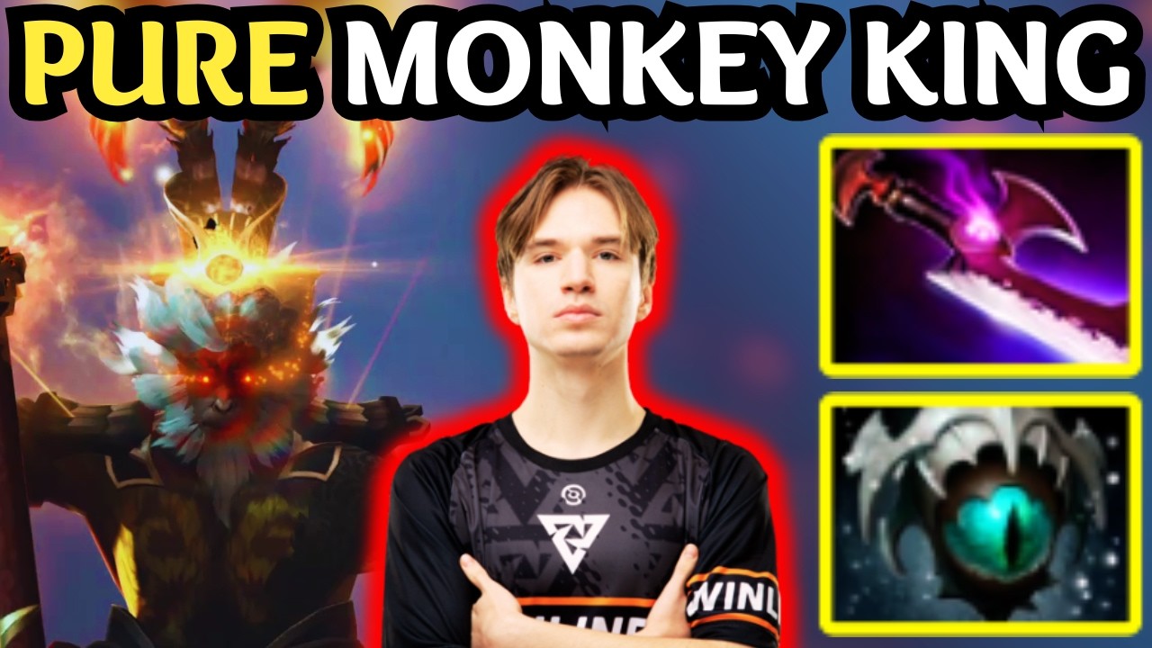 🔥 Pure MONKEY KING Carry Gameplay &mdash; Masterclass NEW Patch 7.41a 🔥 Dota 2 Gameplay