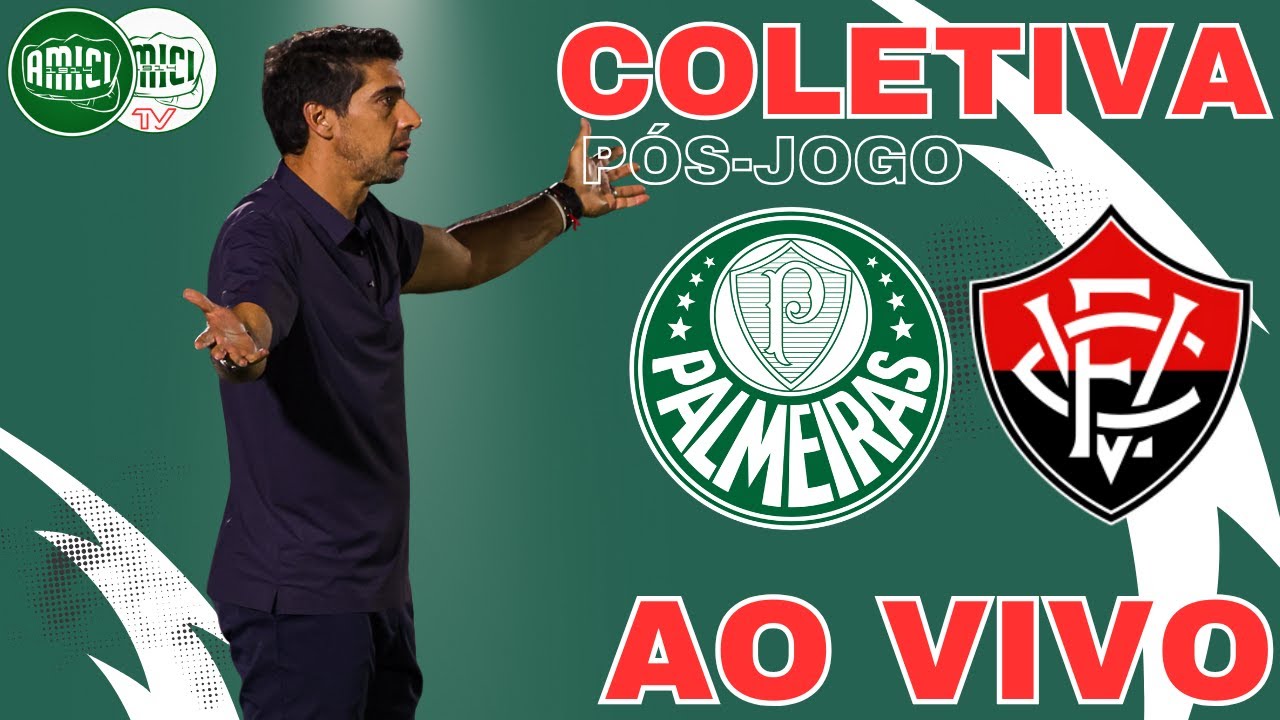 🔴 AO VIVO:🎤COLETIVA ABEL FERREIRA🎤  | ⚽PÓS-JOGO⚽ | PALMEIRAS 5 X 1 VITÓRIA | 🏆BRASILIERÃO 2026🏆