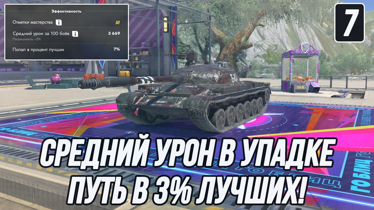 Объект 140 - путь в «3% отметки»! | Часть 7 (Начало: 3669 СУ и 7%)