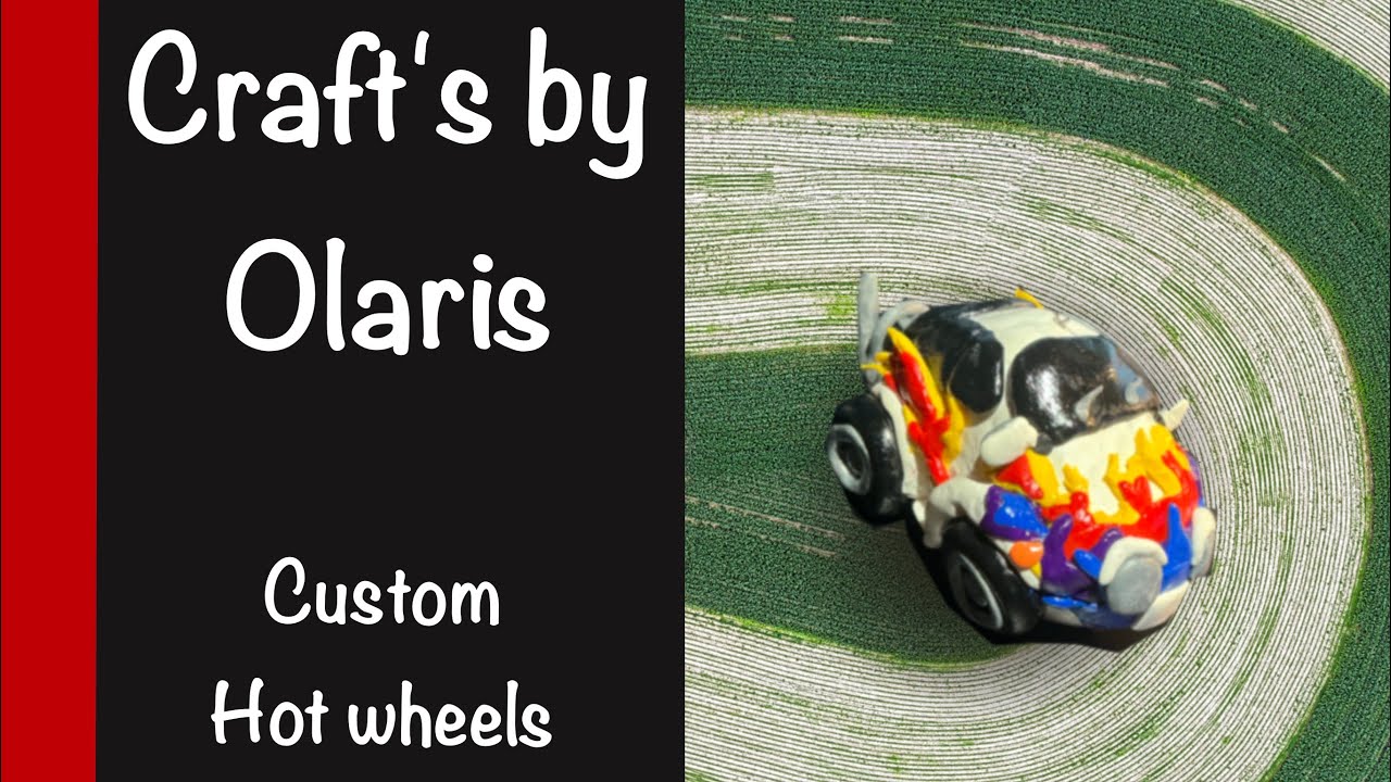 Hot wheels Volkswagen out of Polymer Clay