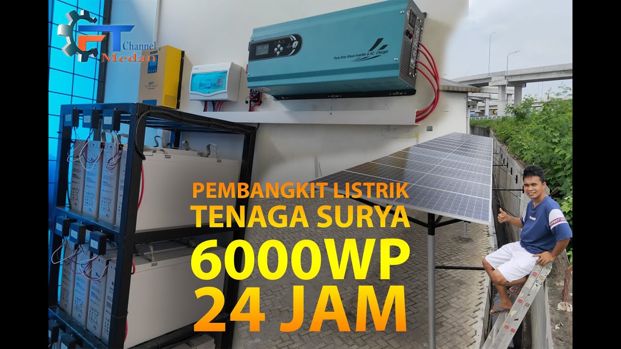 Vlog 143 | Pemasaangan Hybrid Pembangkit Listrik Solar Cell 6000 Watt Peak