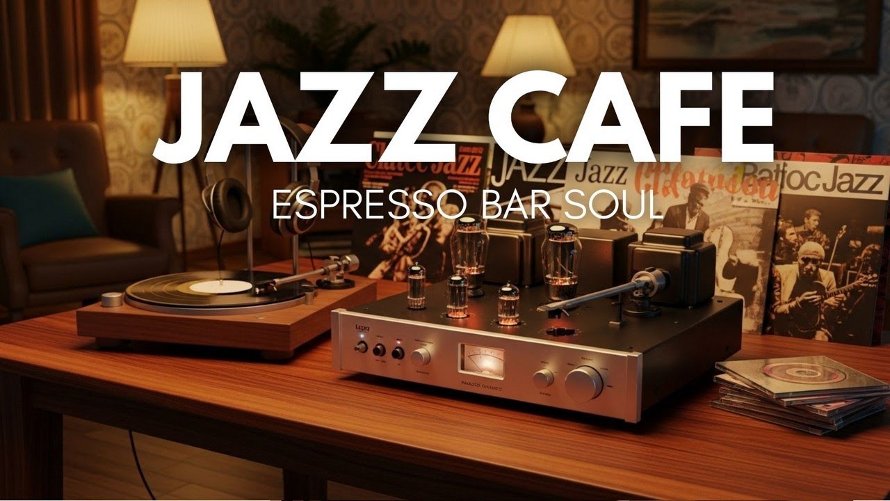 Jazz Cafe for Studying: Deep Focus Smooth Music and Coffee Sounds
