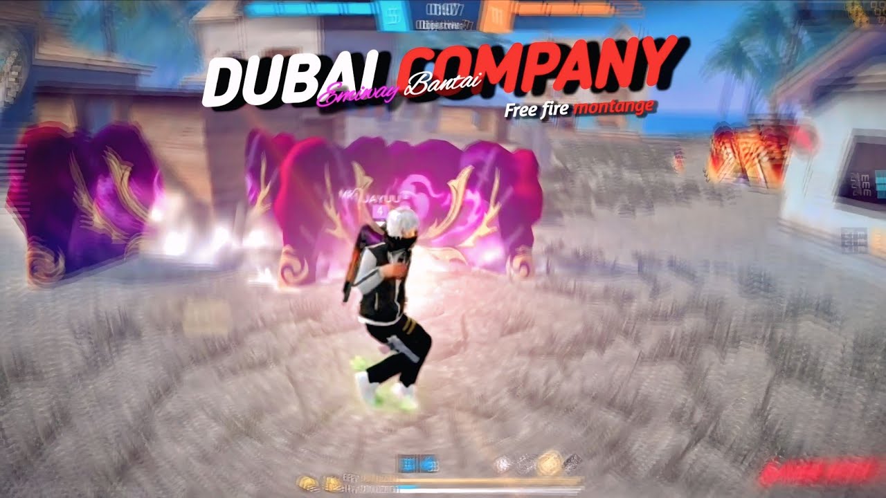 Emiway Bantai - Dubai Company song | new video 🔥| montages editz ✨| Free fire ❤️ |