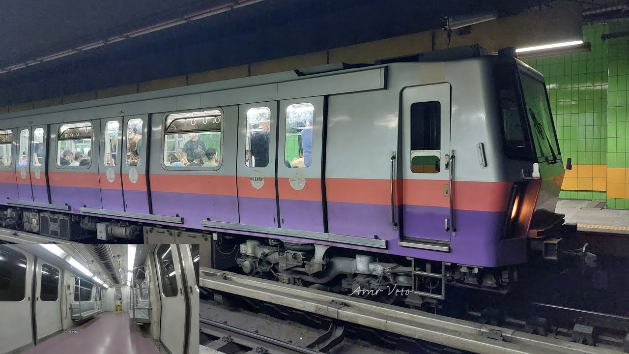 رحلة في مترو القاهرة الخط الثاني، ركوب قطارات ذات نظام جر الغير محدث Cairo Metro Toshiba GTO-VVVF