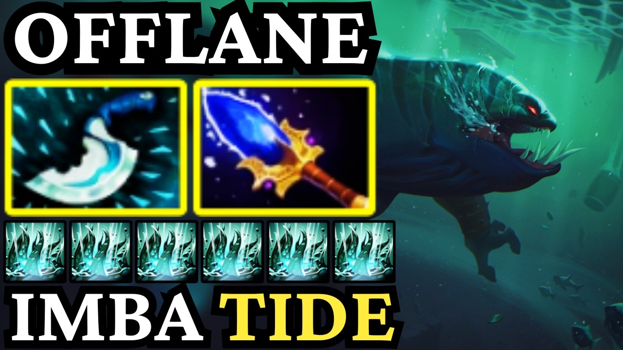🔥 This Broken Tidehunter Position 3 Offlane Setup Is An Absolute War Crime 🔥 Dota 2 Offlane