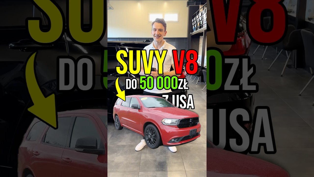 SUVy V8 do 50 000zł 🔥 Tanie, mocne, budzące respekt #samochodyzusa #importzusa #jeep #durango #suv