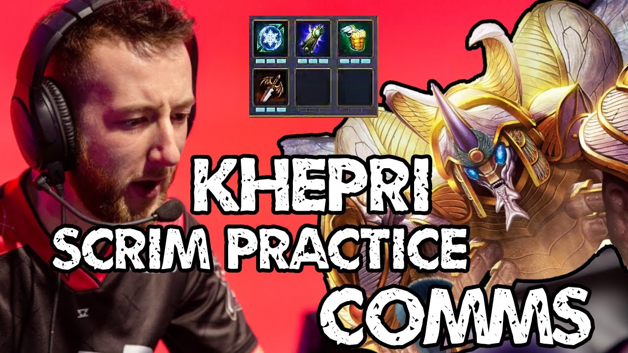 SMITE PRO SCRIMS - Khepri (TRYHARD COMMS)