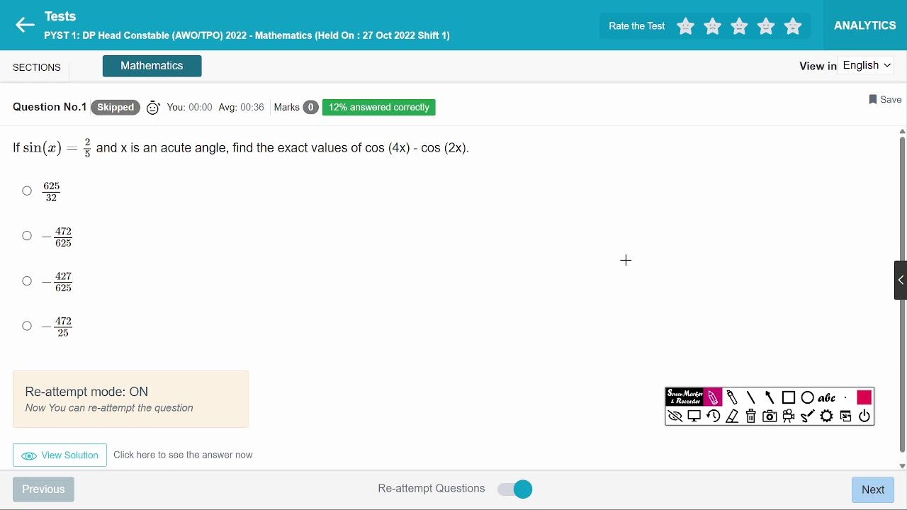 Maths Practice Series 1 || SSC CGL 2025 || #ssccgl2025 #sschsl #rrbntpc2025
