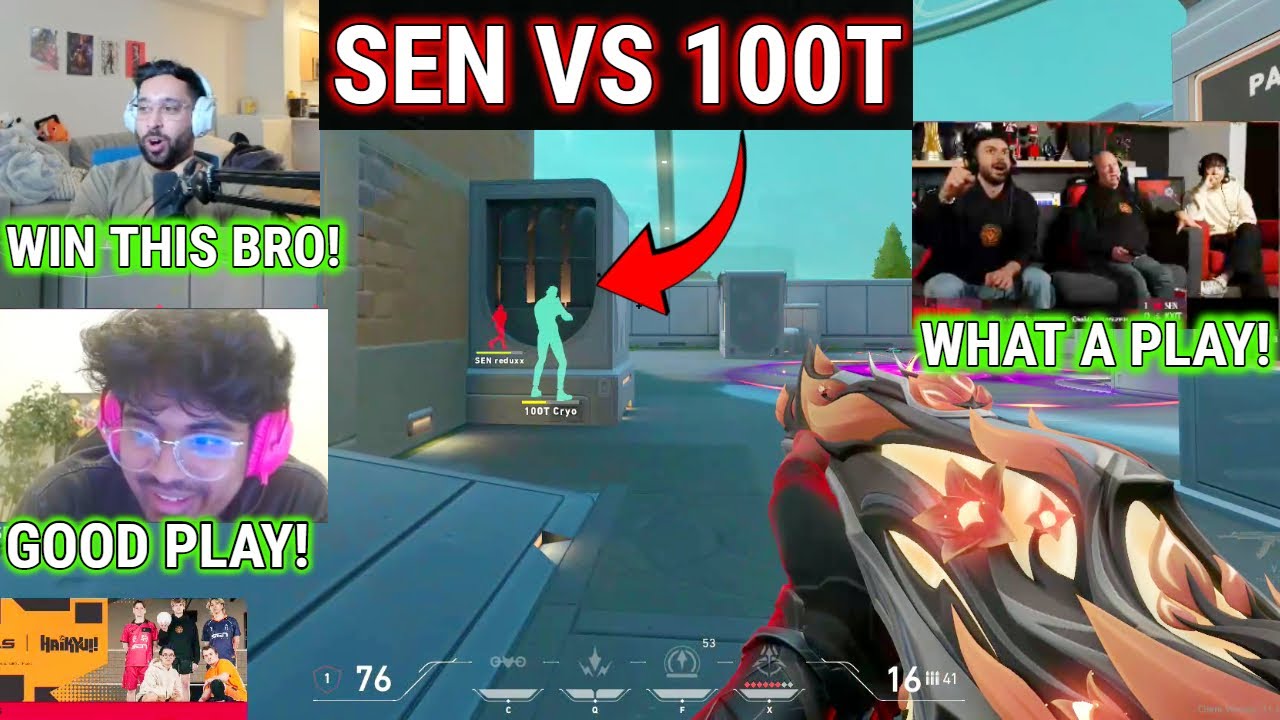Tarik Shahzam & Curry React to SENTINEL VS 100T INSANE GAME in Sentinels Invitational 2025