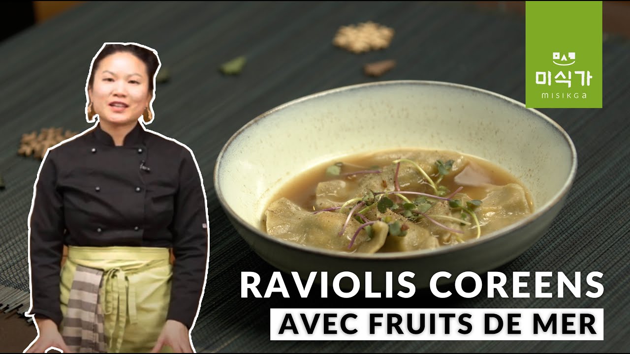 Chef Joséphine Thai - Raviolis aux gambas et wakame