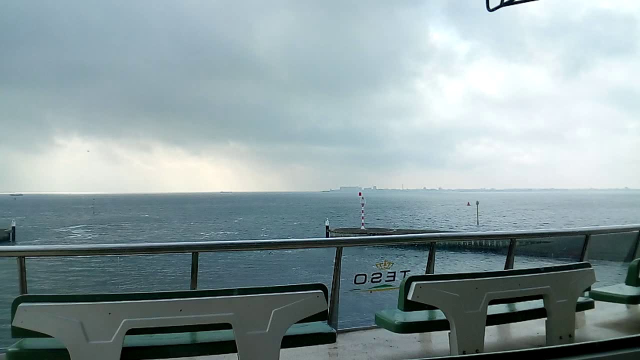 De Teso veerboot,Texel naar den Helder 2019