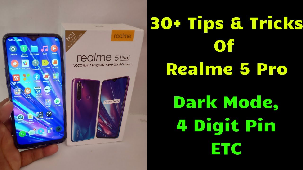 Realme 5 Pro Tips & Tricks | Realme 5 Pro Hidden Features | Realme 5 Pro Dark Mode | Realme 5 Pro
