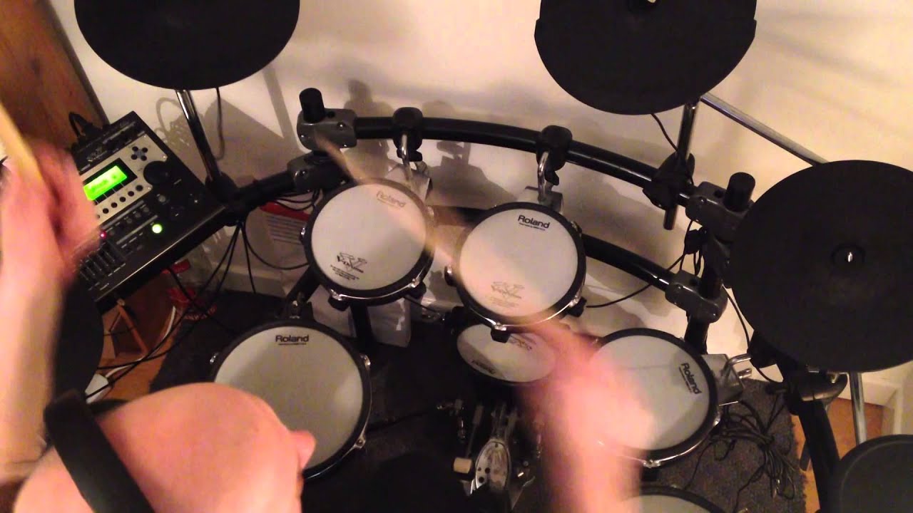 Phil Collins - I Wish It Would Rain Down (Roland TD-12 Drum Cover)