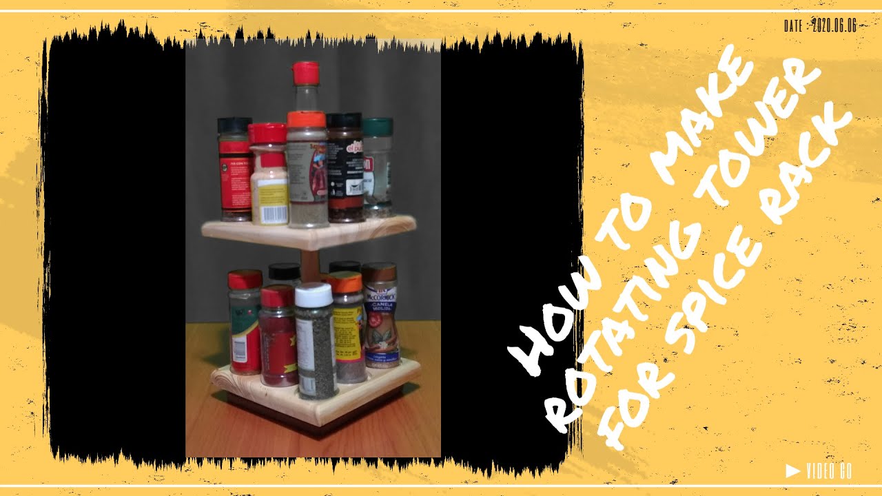 How to make rotating tower for spice rack - Avi Fuster